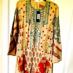 Cotton lawn kurta large size